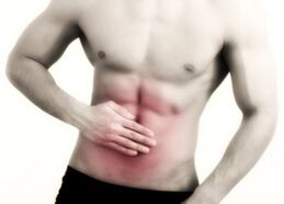 Dolor abdominal con la lesión del soberano