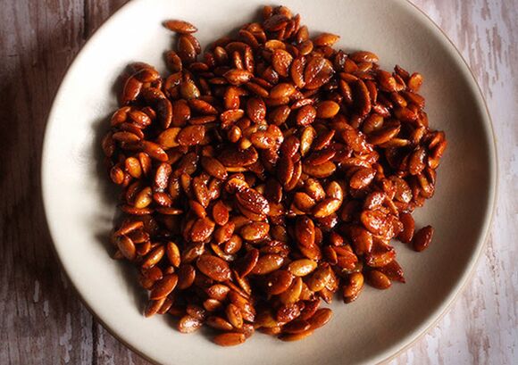 Semillas de calabaza con miel contra los parásitos